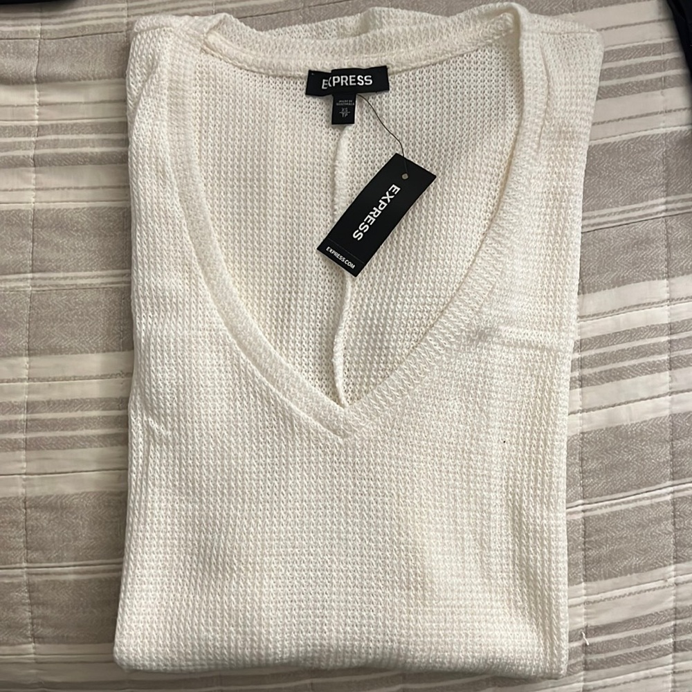 Express Soft Waffle Knit London Tee